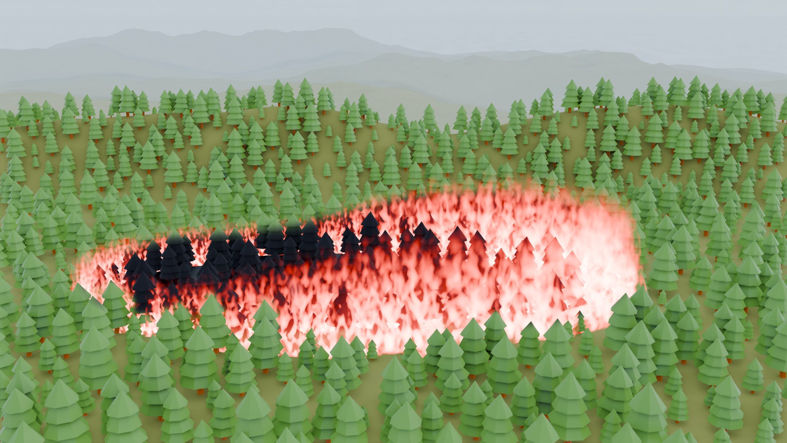 Nytt skog­brann­kurs – bli trygg på forebygging